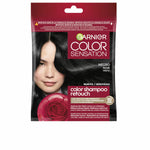 Shampoo Dye Garnier COLOR SENSATION Black Nº 1.0 Nº 1.0-Black Semi-permanent (1 Unit) for Women shampoo bottle