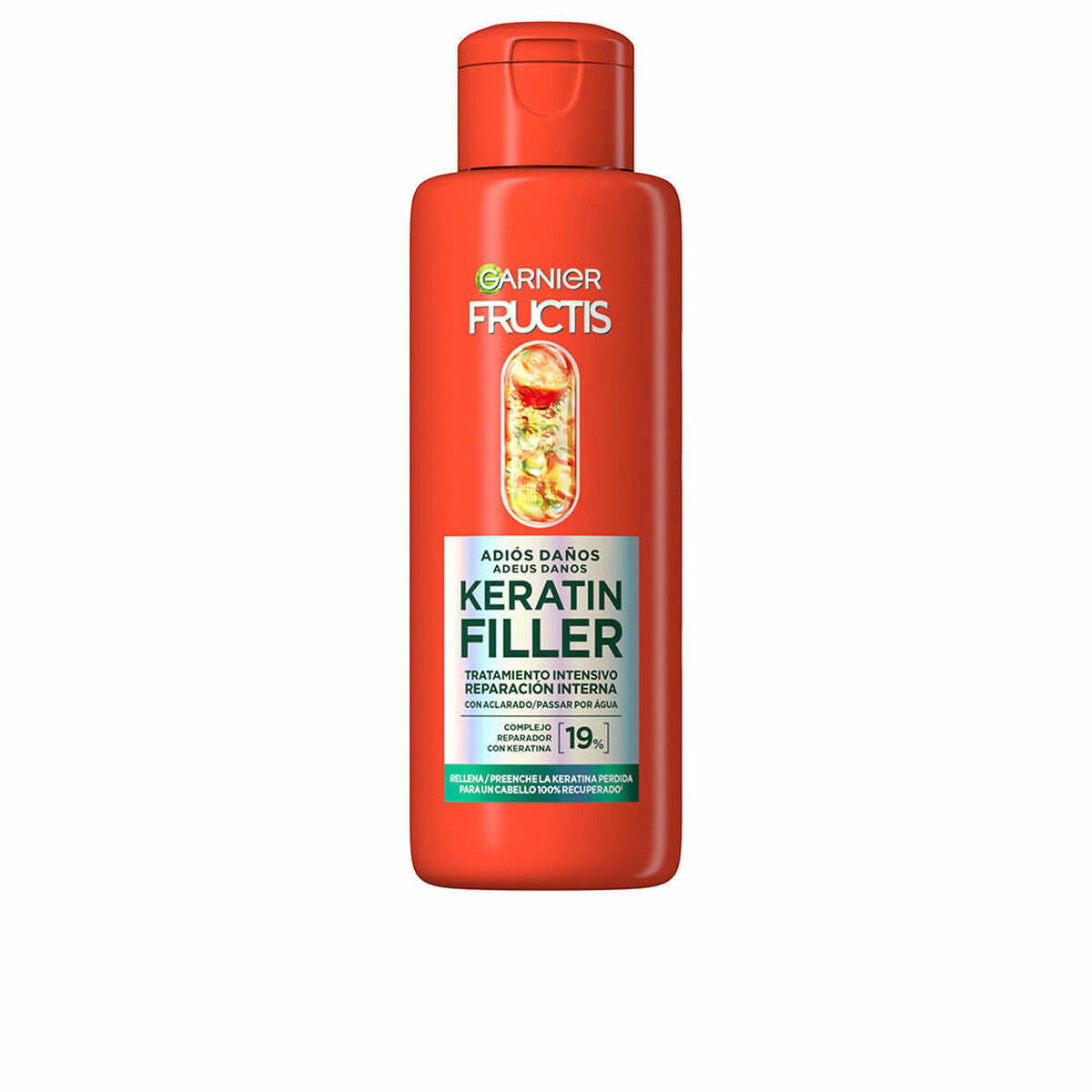 Hair Straightening Care Garnier Fructis Keratin Filler 200 ml for Women product packaging