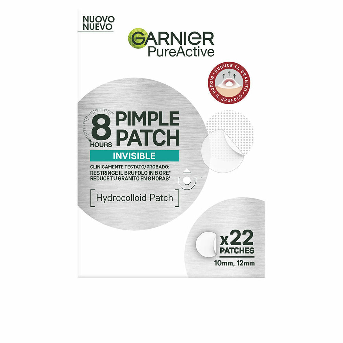 Facial patches Garnier PURE ACTIVE (22 Units) product packaging