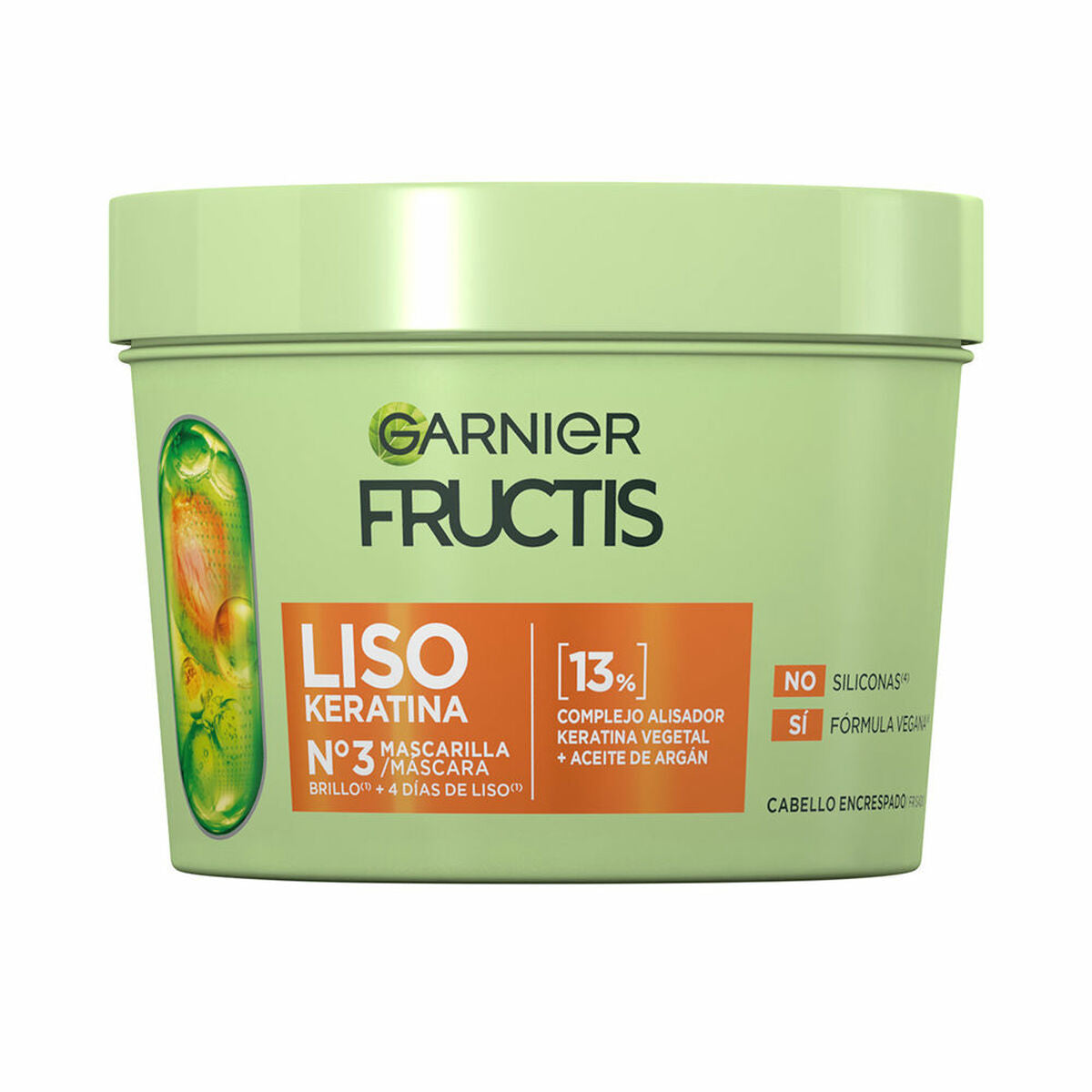 Hair Mask Garnier FRUCTIS LISO KERATINA 370 ml hair mask packaging