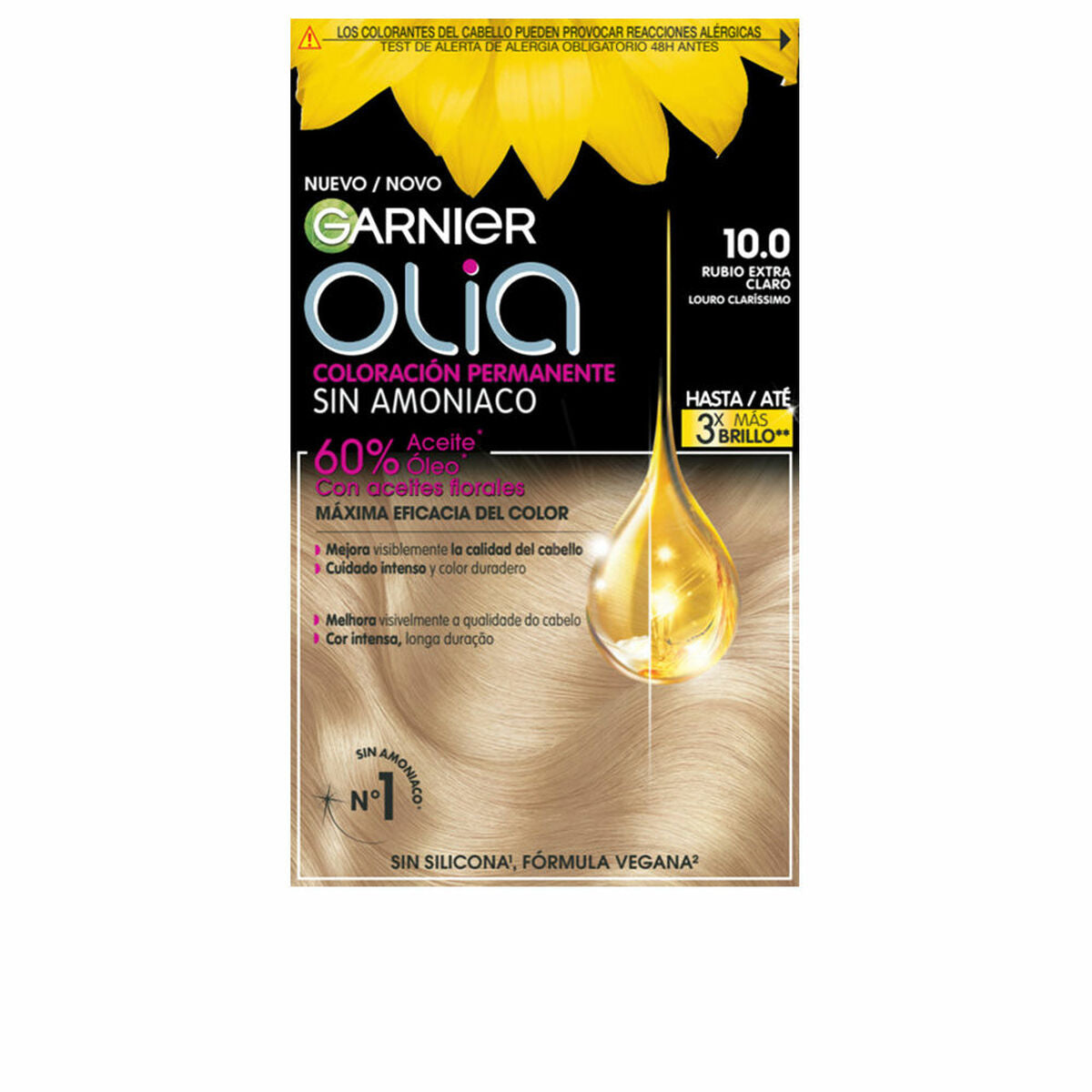 Hair Mask Garnier OLIA (3 Units) (1 Unit) hair mask packaging
