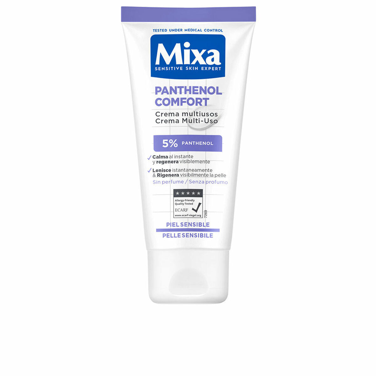 Soothing Cream Mixa PANTHENOL COMFORT 50 ml Multi-use skincare packaging