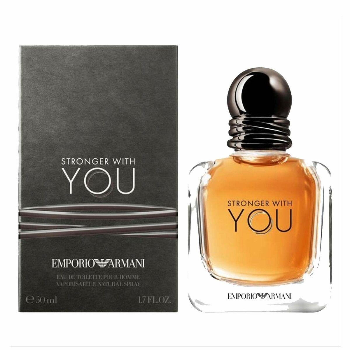 Men's Perfume Armani Stronger With You EDT Stronger With You for Men bottle