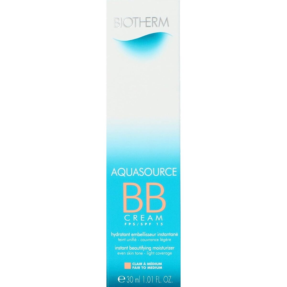 Hydrating Cream with Colour Biotherm 4319 Spf 15 30 ml 250 ml for Women skincare packaging