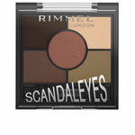 Eye Shadow Palette Rimmel London Scandaleyes Purple Nº 002 Brixton brown Nº 002-Brixton Brown 3,8 g makeup packaging 3.8 g