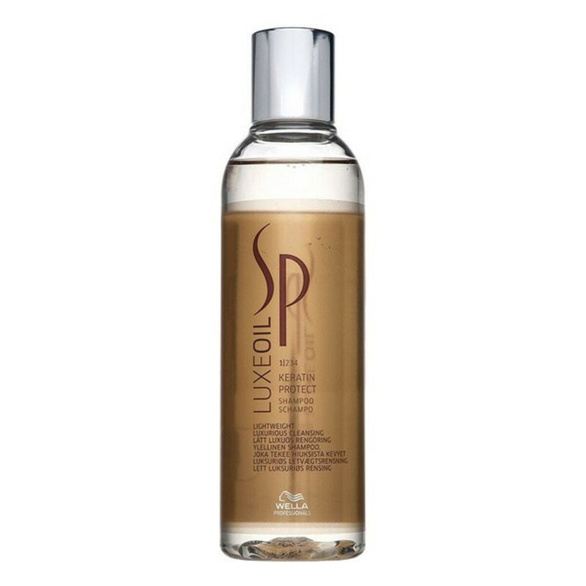 Keratine Shampoo SP LUXE OIL Wella (200 ml) for Women shampoo bottle