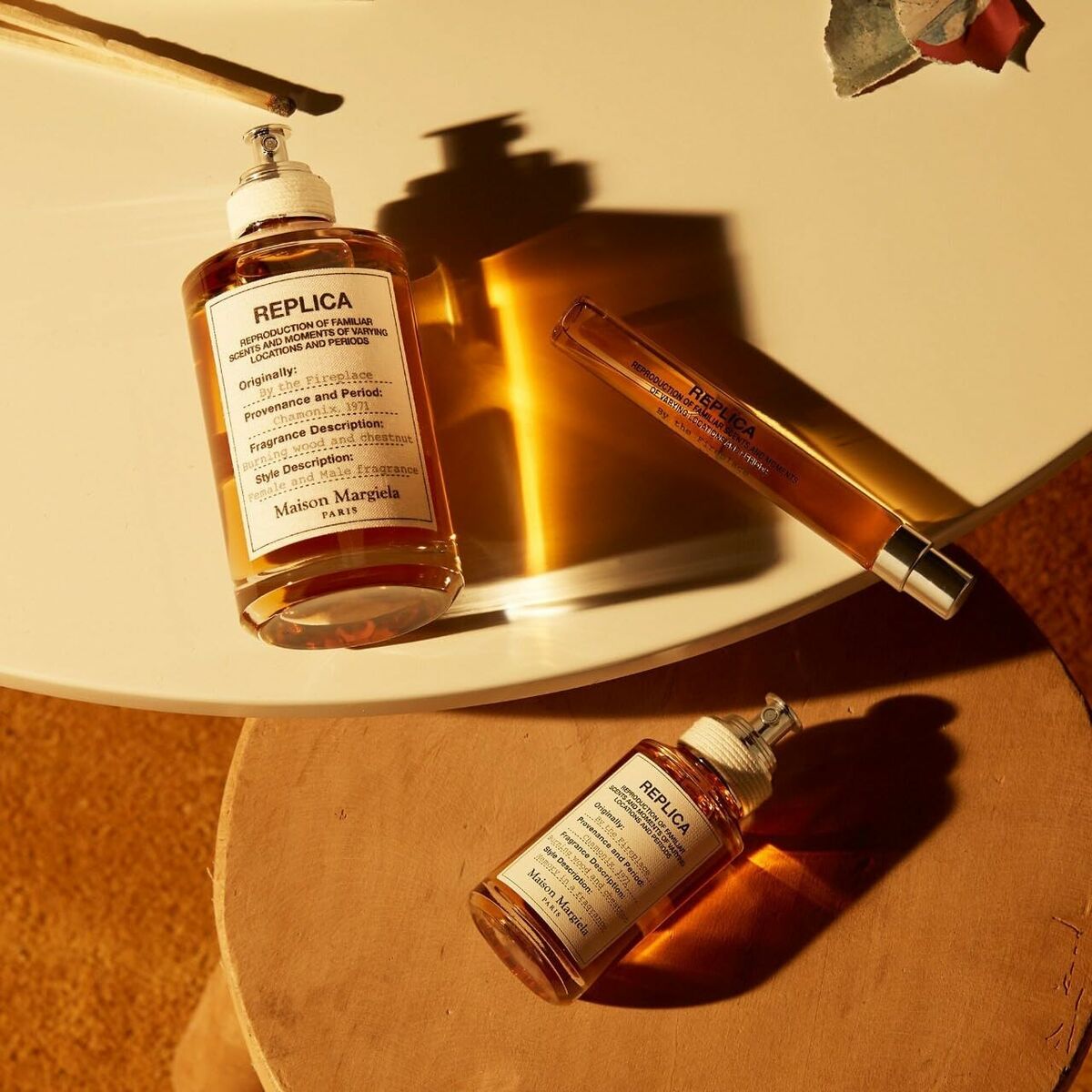 Unisex Perfume Maison Margiela REPLICA BY THE FIREPLACE 100 ml for Men product packaging