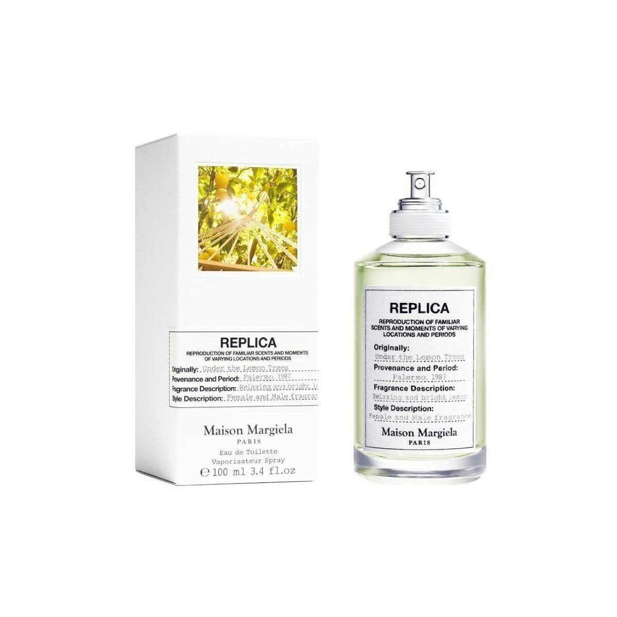 Women's Perfume Maison Margiela REPLICA UNDER THE LEMON TREES 100 ml product packaging