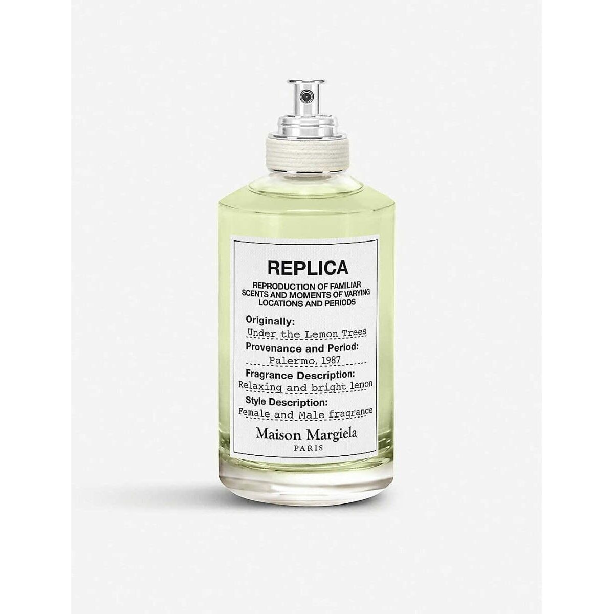 Women's Perfume Maison Margiela REPLICA UNDER THE LEMON TREES 100 ml product packaging