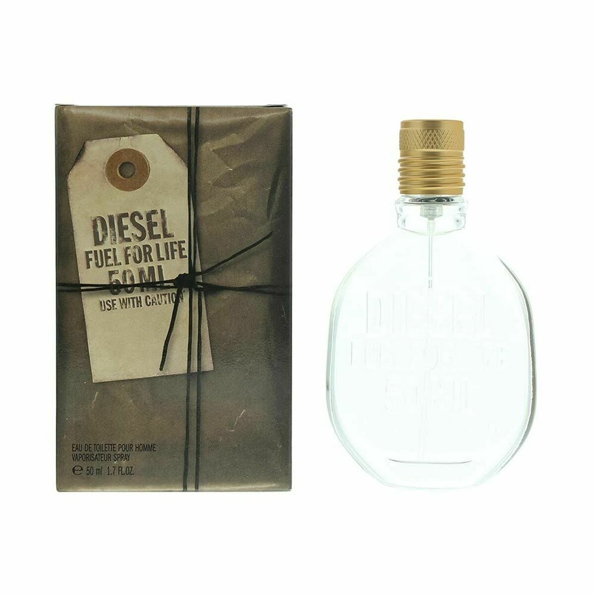 Men's Perfume Diesel Fuel For Life Men EDT 50 ml for Men bottle