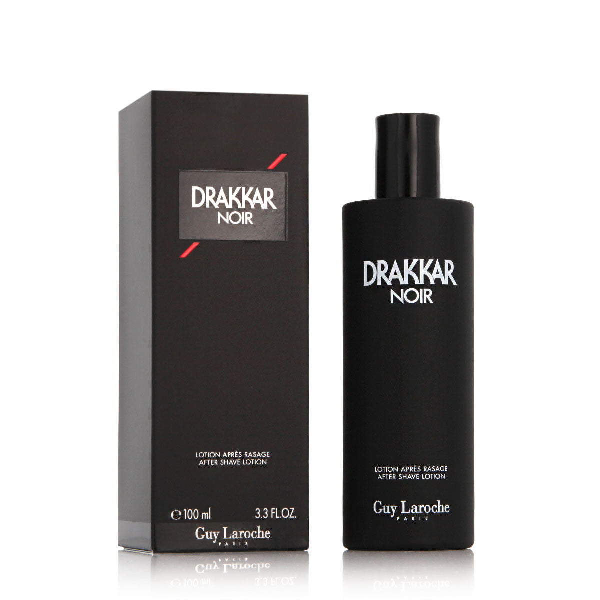 Aftershave Lotion Guy Laroche DRAKKAR NOIR 100 ml skincare packaging