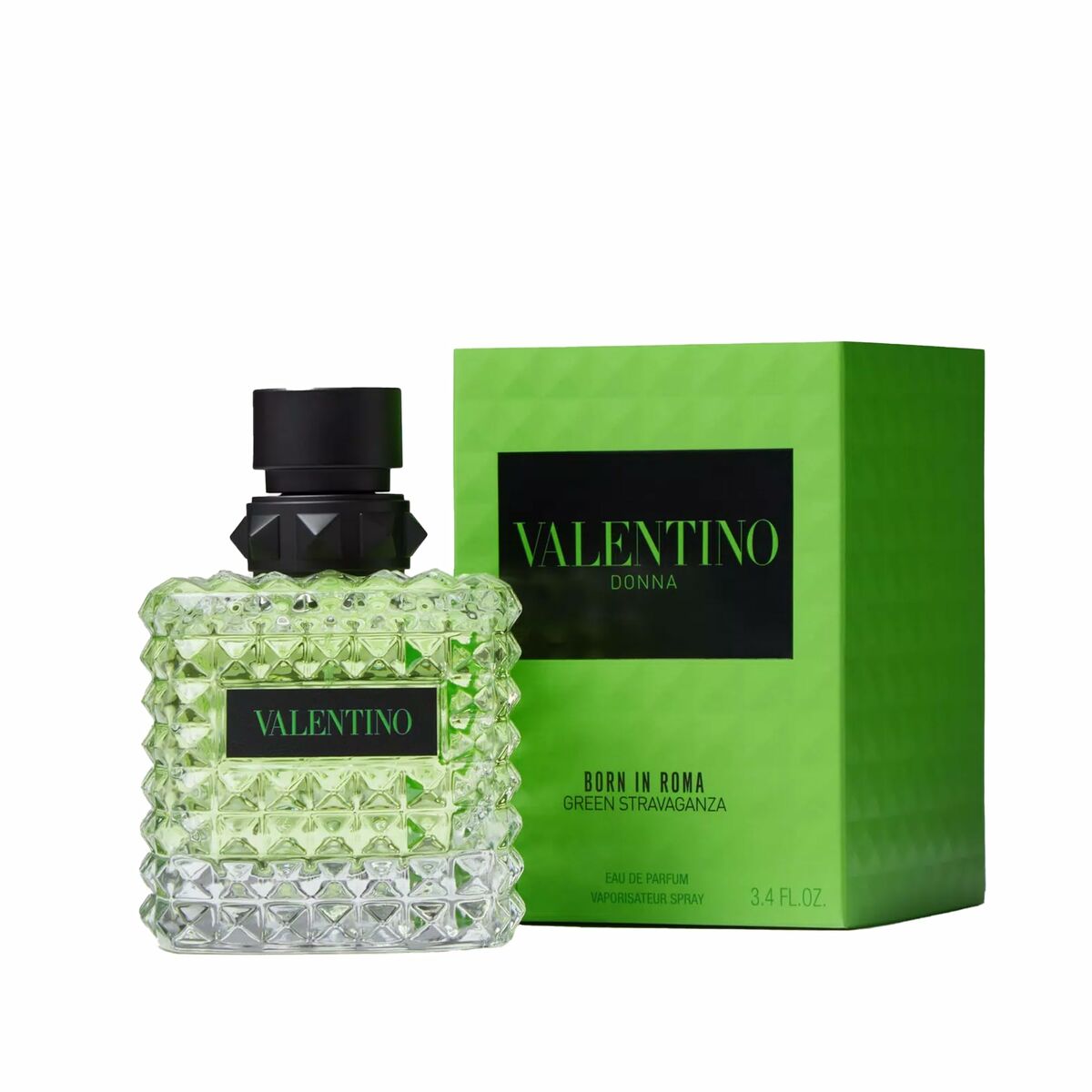 Valentino Women'S Perfume Donna Born In Roma Green Stravaganza EDP bottle