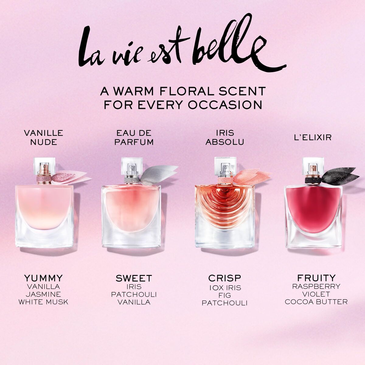 Women's Perfume Lancôme La Vie Est Belle Rose Extraordinaire EDP EDT 100 ml for Women bottle