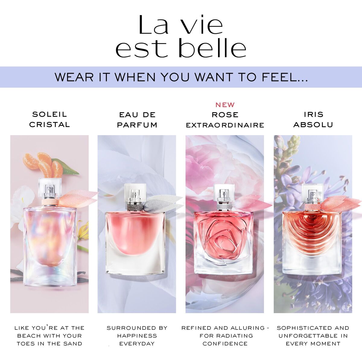 Women's Perfume Lancôme La Vie Est Belle Rose Extraordinaire EDP EDT 100 ml for Women bottle