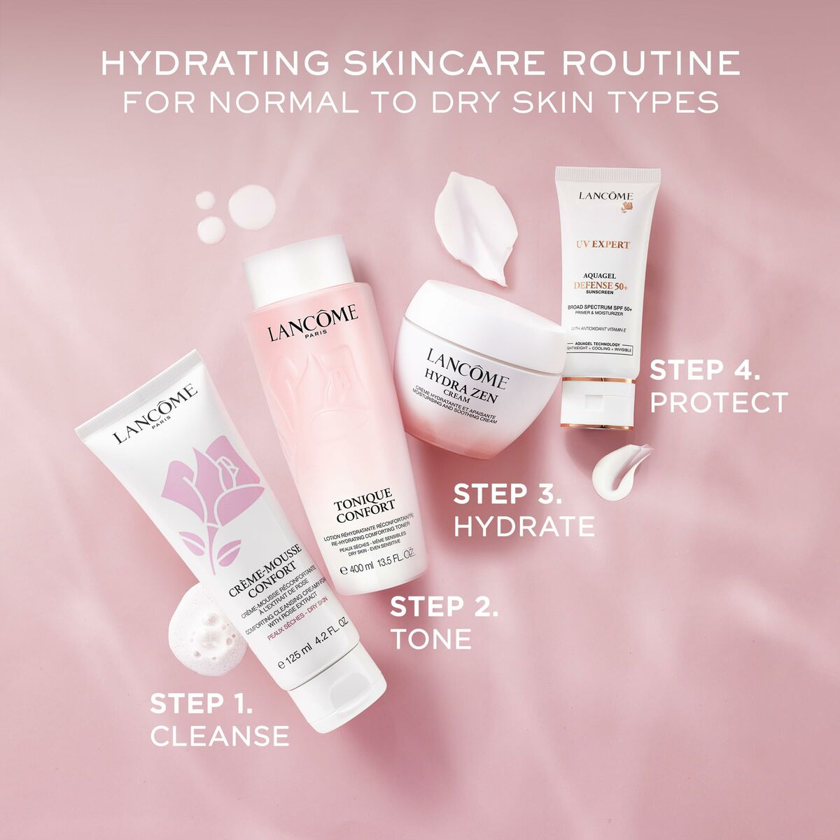 Facial Cleansing Gel Lancôme CONFORT 400 ml for Women skincare packaging