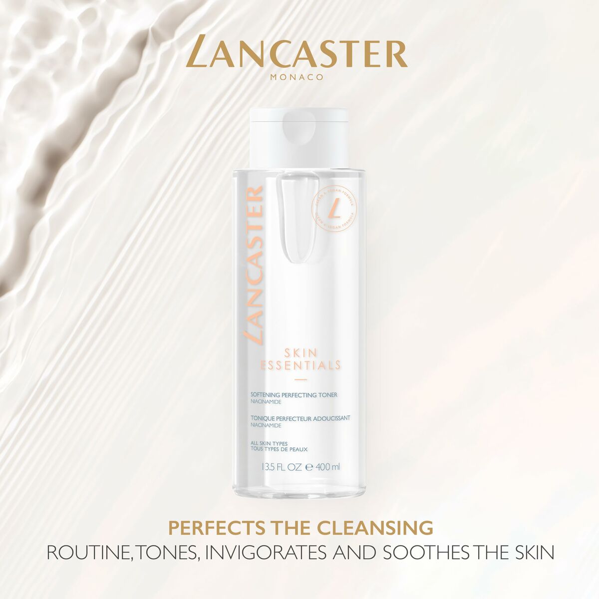 Facial Cream Lancaster Cleansers 400 ml for Women skincare packaging