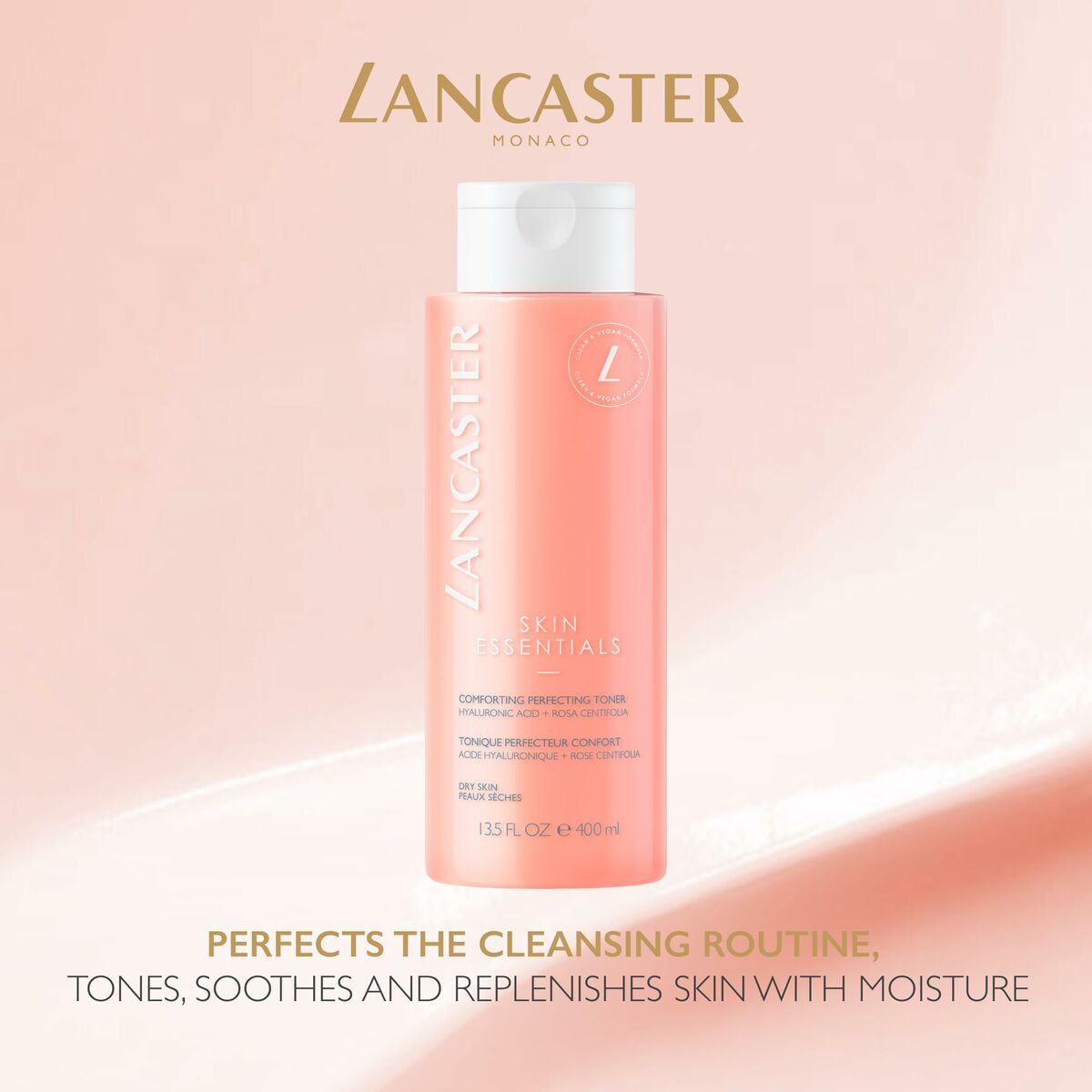 Facial Cleansing Gel Lancaster Cleansers 400 ml for Women skincare packaging