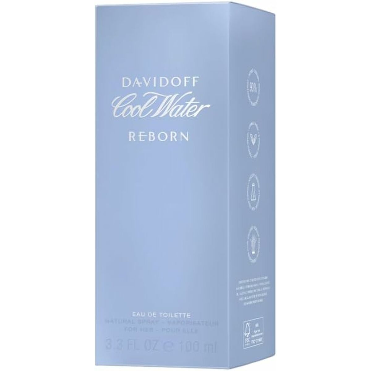 Women's Perfume Davidoff COOL WATER WOMAN REBORN EDT 100 ml for Women bottle