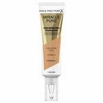 Liquid Make Up Base Max Factor Miracle Pure Nº 75 Golden Spf 30 ml product packaging