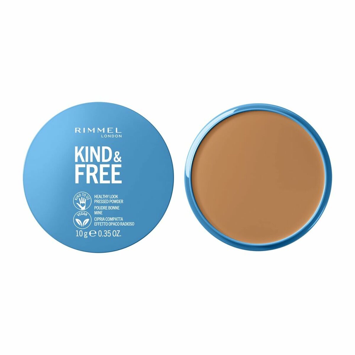 Compact Powders Rimmel London Kind & Free 40-tan Mattifying finish (10 g) makeup packaging