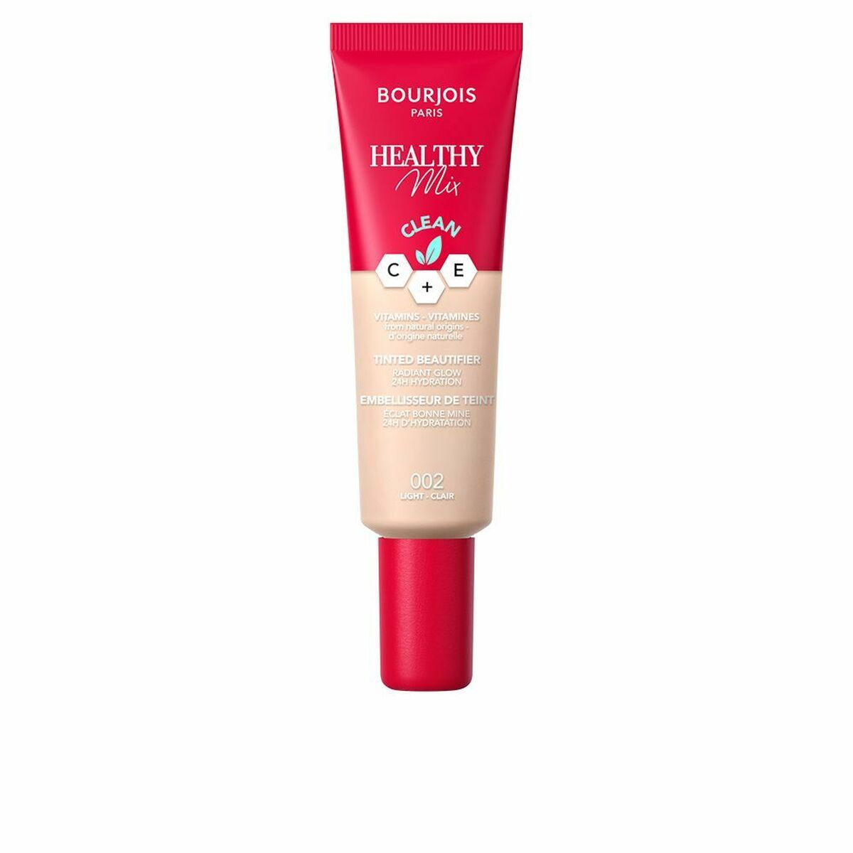 Hydrating Cream with Colour Bourjois Healthy Mix Nº 002 30 ml skincare packaging