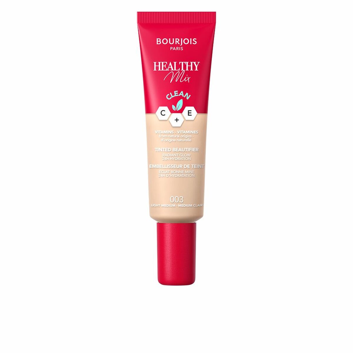 Hydrating Cream with Colour Bourjois Healthy Mix Nº 003 30 ml skincare packaging