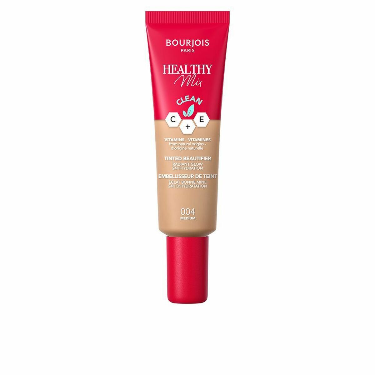 Hydrating Cream with Colour Bourjois Healthy Mix Nº 004 30 ml skincare packaging