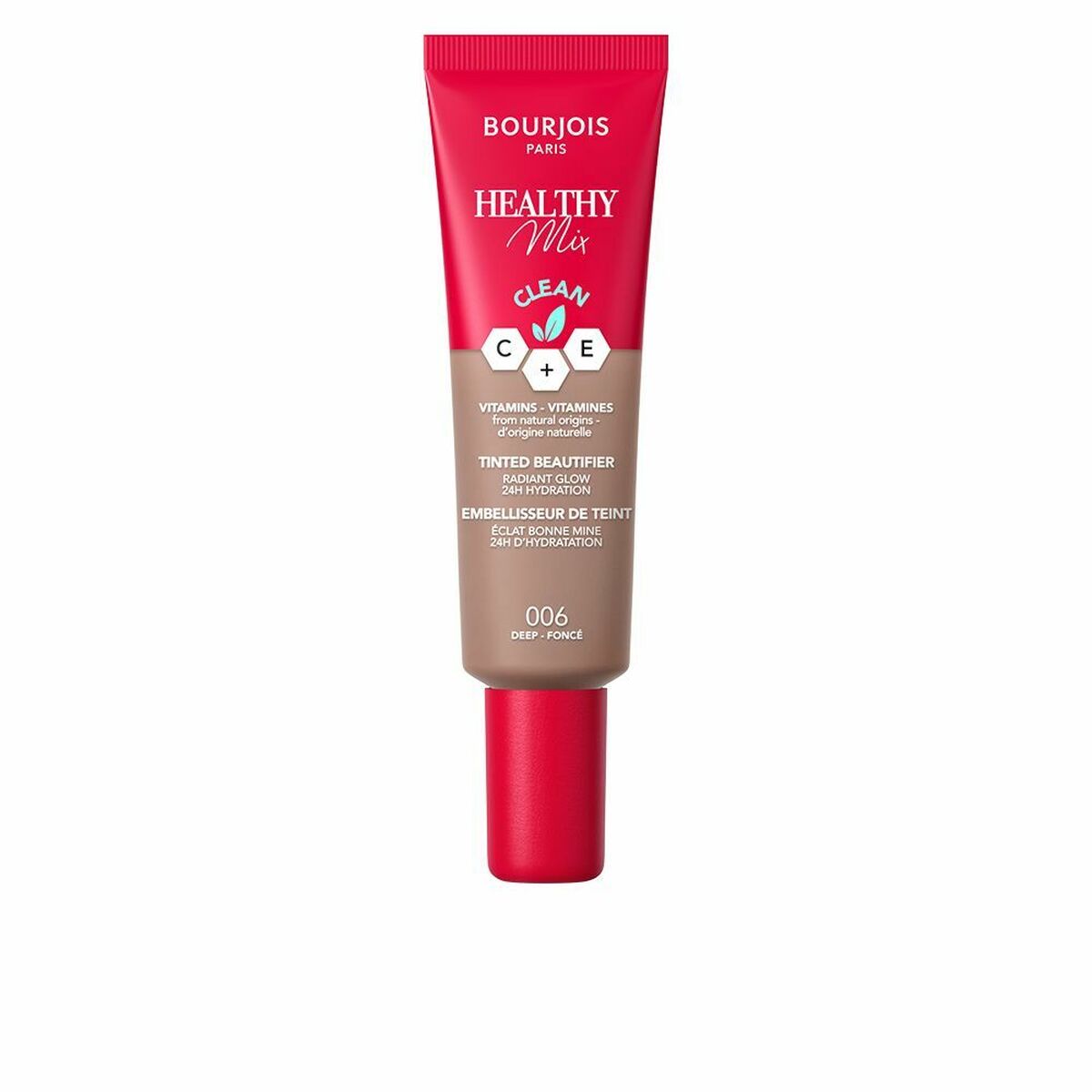 Hydrating Cream with Colour Bourjois Healthy Mix Nº006 Nº 006 30 ml skincare packaging