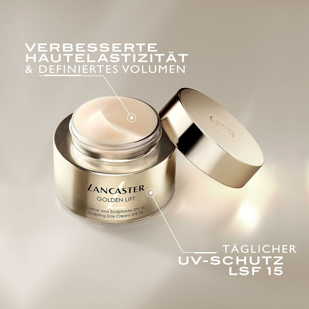 Day Cream Lancaster GOLDE LIFT Spf 15 50 ml for Women skincare packaging