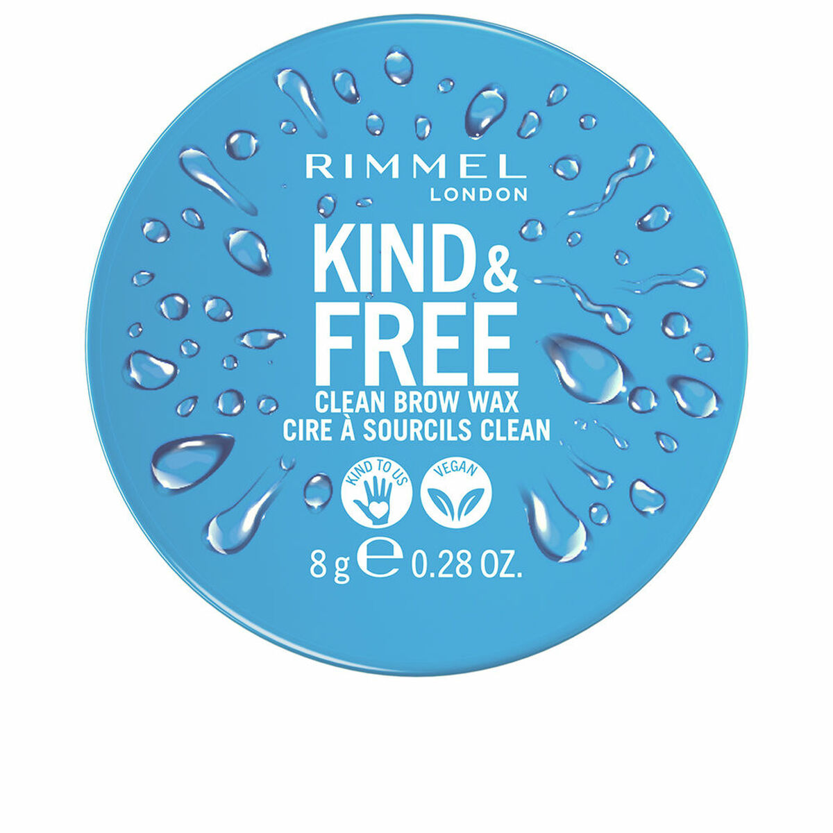 Eyebrow Make-up Rimmel London Kind & Free Eyebrows Nº 001 Clear 8 g product packaging