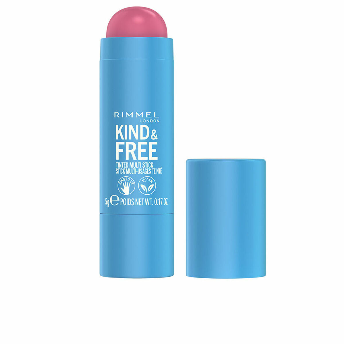 Colour Stick Rimmel London Kind & Free Nº 003 Pink heat Nº 003-Pink Heat 5 g product packaging