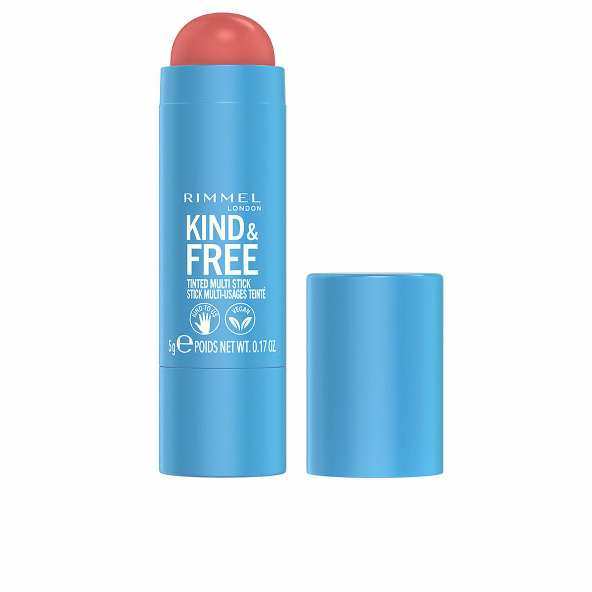 Colour Stick Rimmel London Kind & Free Beige Nº 001 Caramel dusk C86a61 Nº 001-Caramel Dusk 5 g product packaging