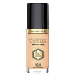 Crème Make-up Base Max Factor Facefinity Nº 44-warm ivory Spf 20 30 ml 3-in-1 product packaging