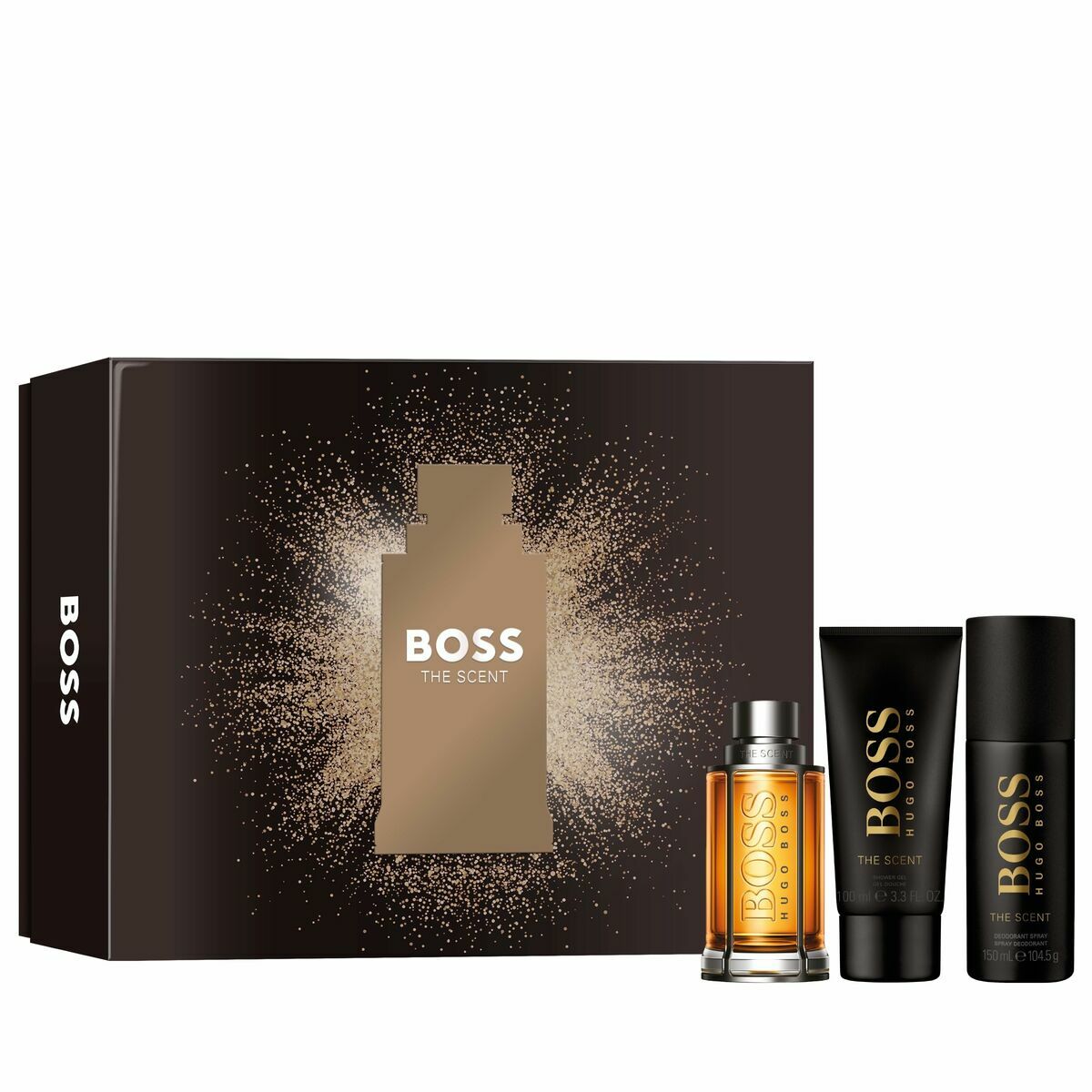 Men's Perfume Set Hugo Boss 3 Pieces product packaging