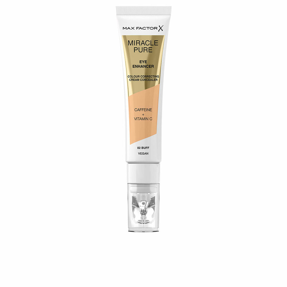 Facial Corrector Max Factor MIRACLE PURE Nº 02 Buff Nº 02-Buff 10 ml product packaging