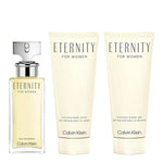 Women's Perfume Set Calvin Klein Eternity for Women 3 Pieces product packaging