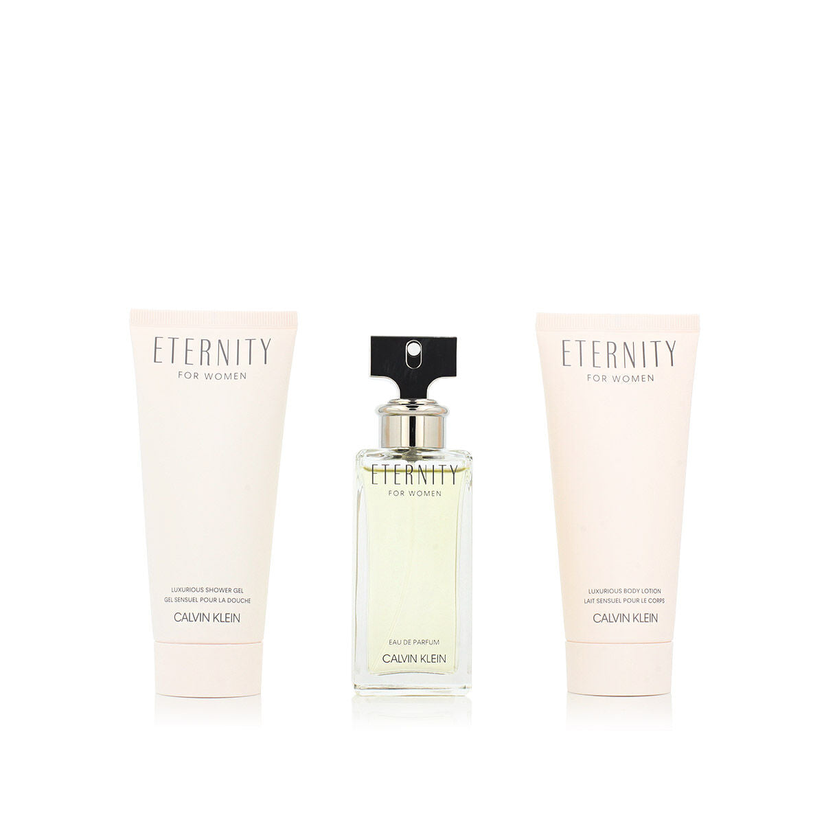 Women's Perfume Set Calvin Klein Eternity for Women 3 Pieces product packaging