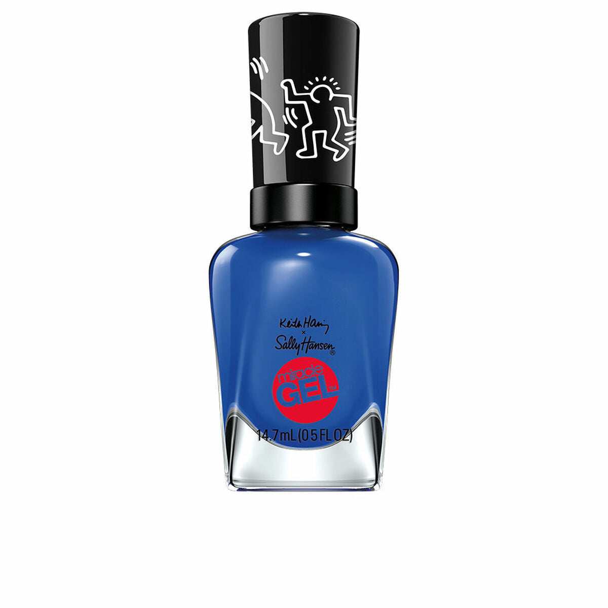 nail polish Sally Hansen Miracle Gel Keith Haring Nº 925 Draw blue in Nº 925-Draw Blue In 14,7 ml 14.7 ml skincare packaging