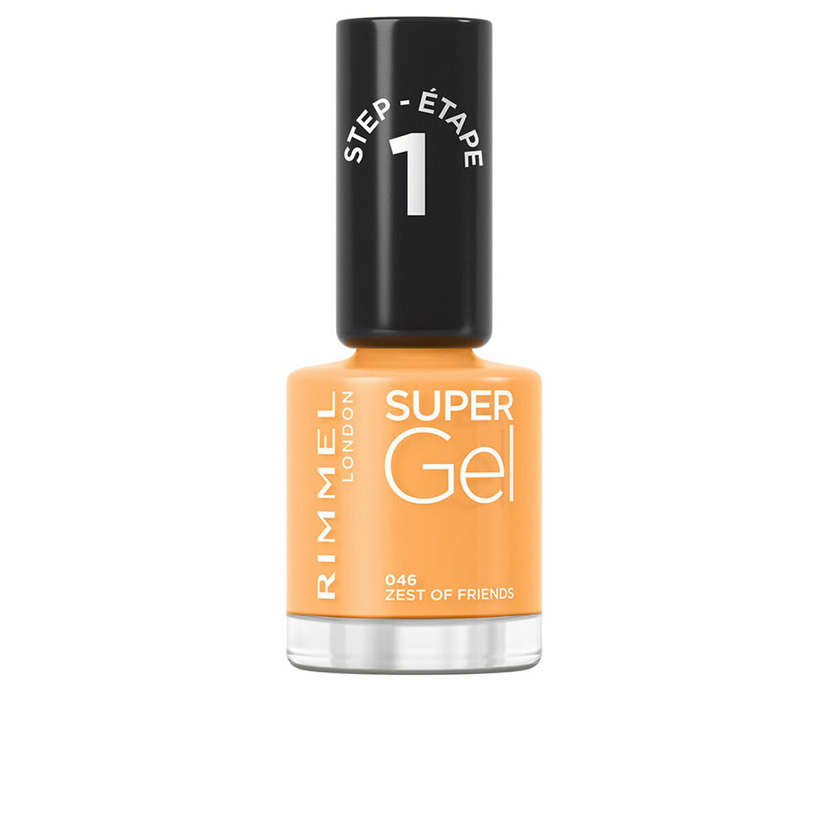 nail polish Rimmel London Super Gel Nº 046 Zest of friends Nº 046-Zest Of Friends 12 ml skincare packaging