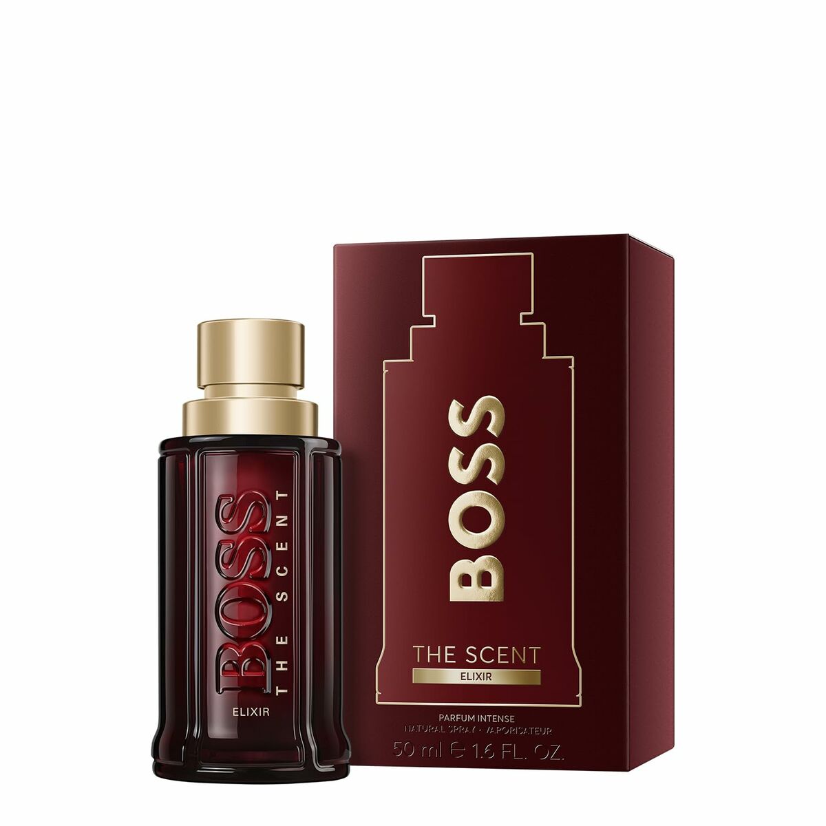 Men's Perfume BOSS THE SCENT FOR HIM ELIXIR EDP 50 ml for Men bottle