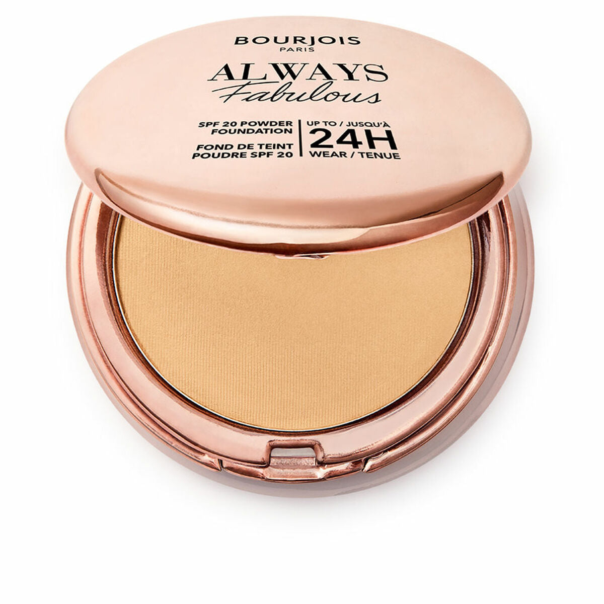 Powder Make-up Base Bourjois Always Fabulous Nº 410 Golden Beige Nº 410-Golden Beige Spf 20 7 g makeup packaging