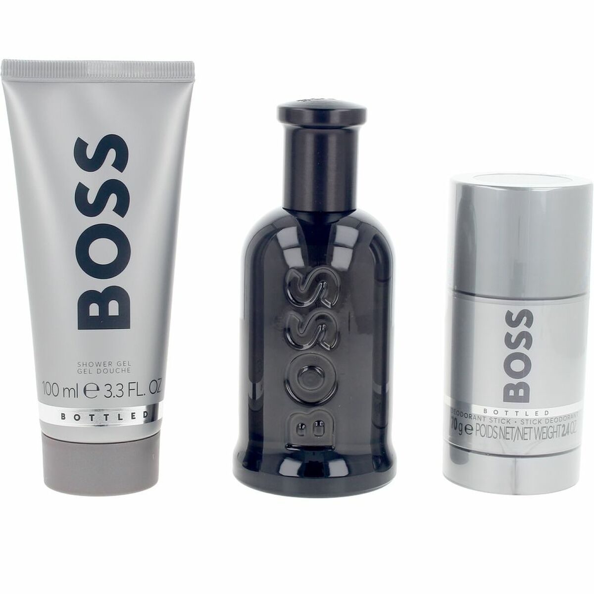 Men's Perfume Set BOSS BOTTLED 3 Pieces for Men product packaging
