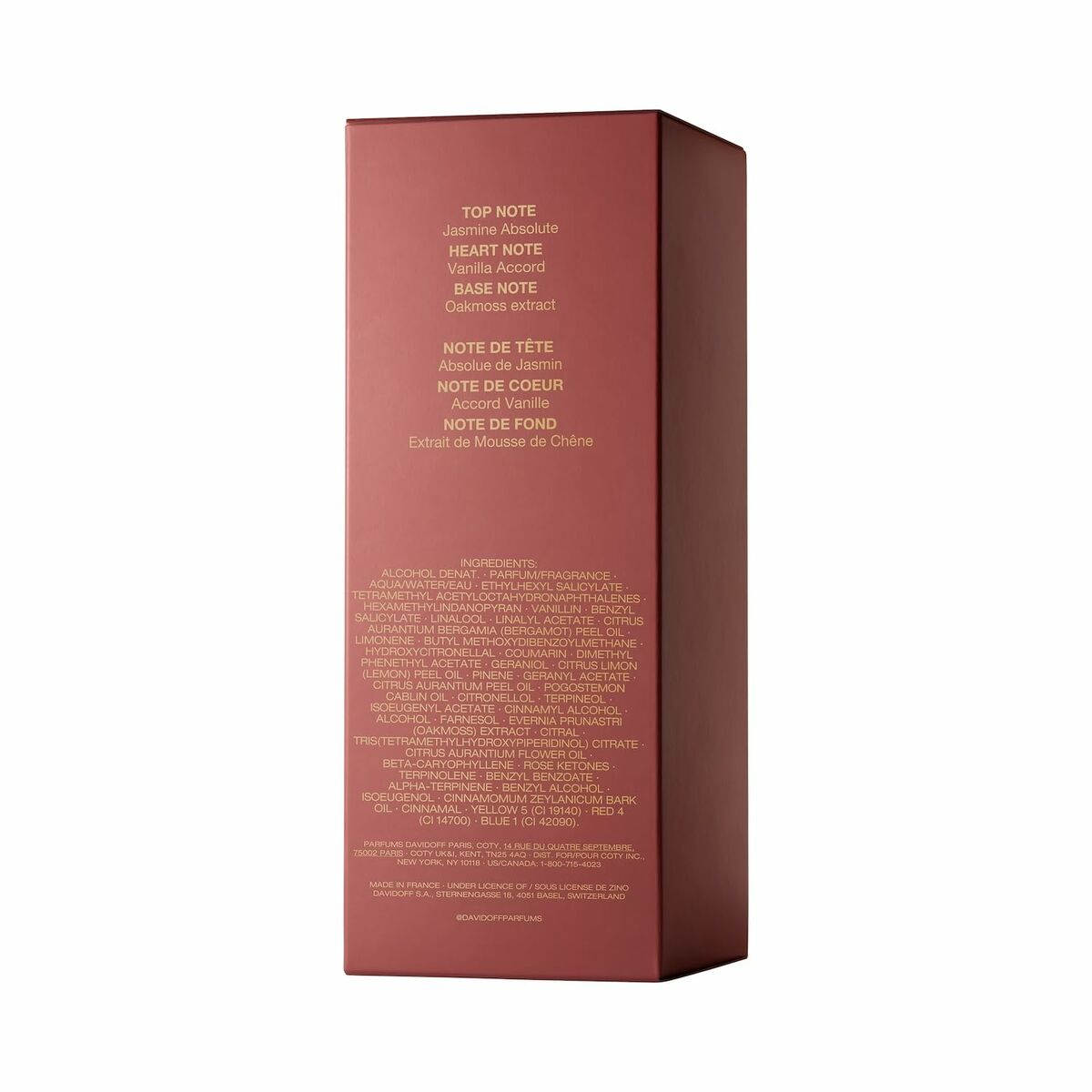 Women's Perfume Davidoff COOL ELIXIR WOMAN 100 ml for Women product packaging