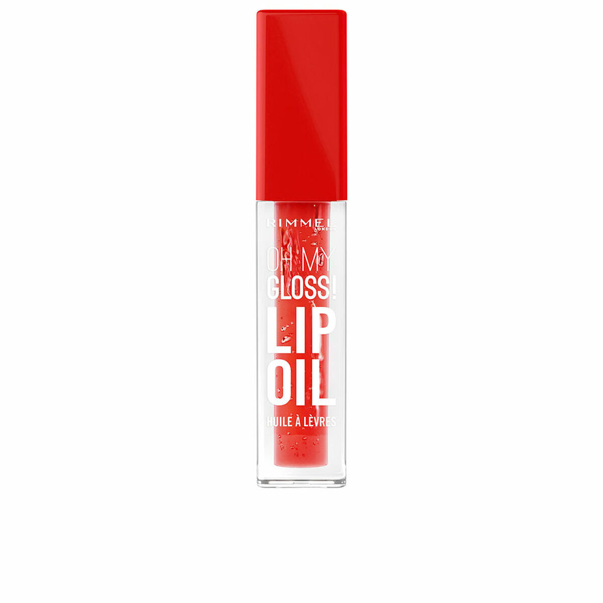 Lip-gloss Rimmel London OH MY GLOSS! Nº 004 Vivid Red 6 ml product packaging