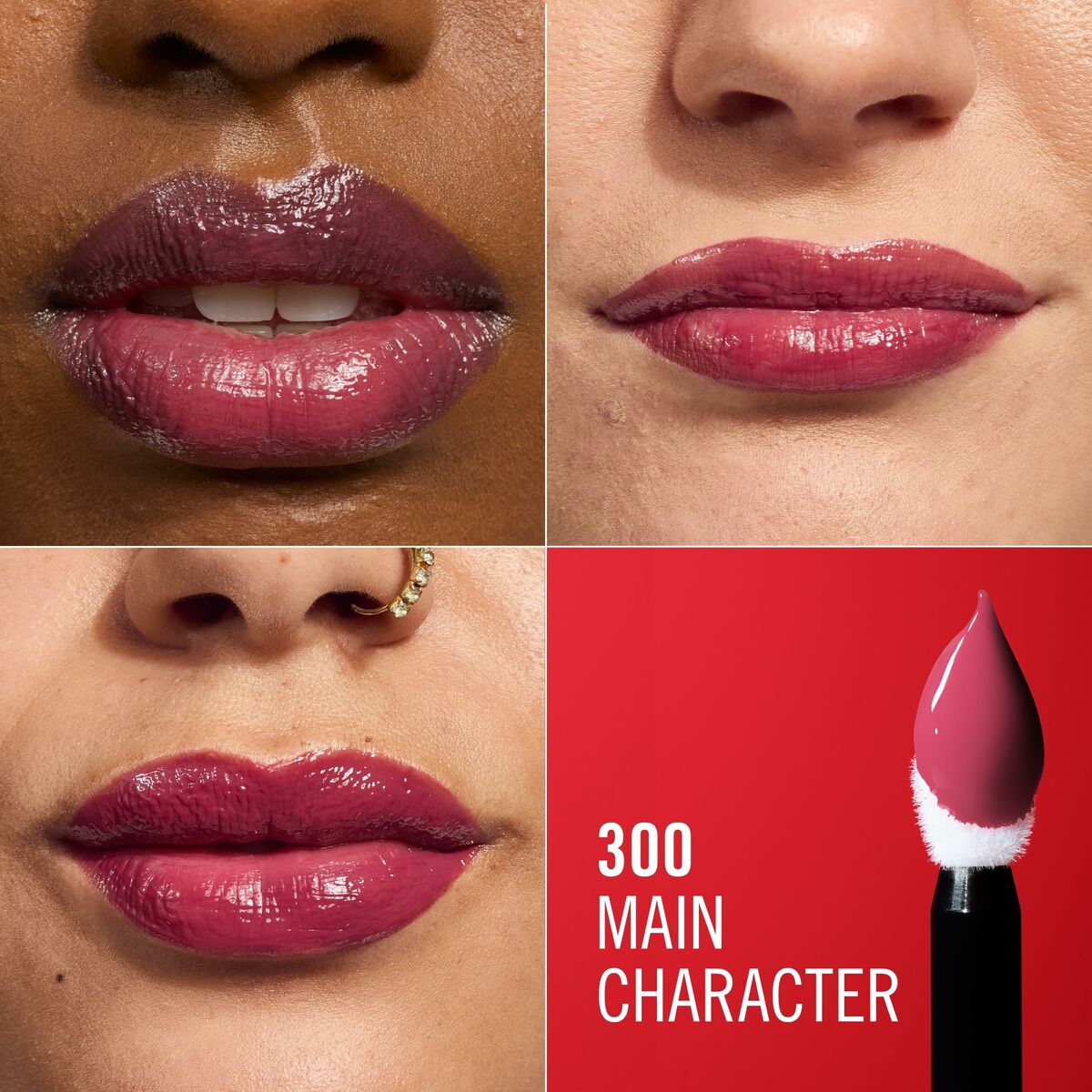 Lip-gloss Rimmel London THRILL SEEKER Nº 300-Main Character 6 ml product packaging