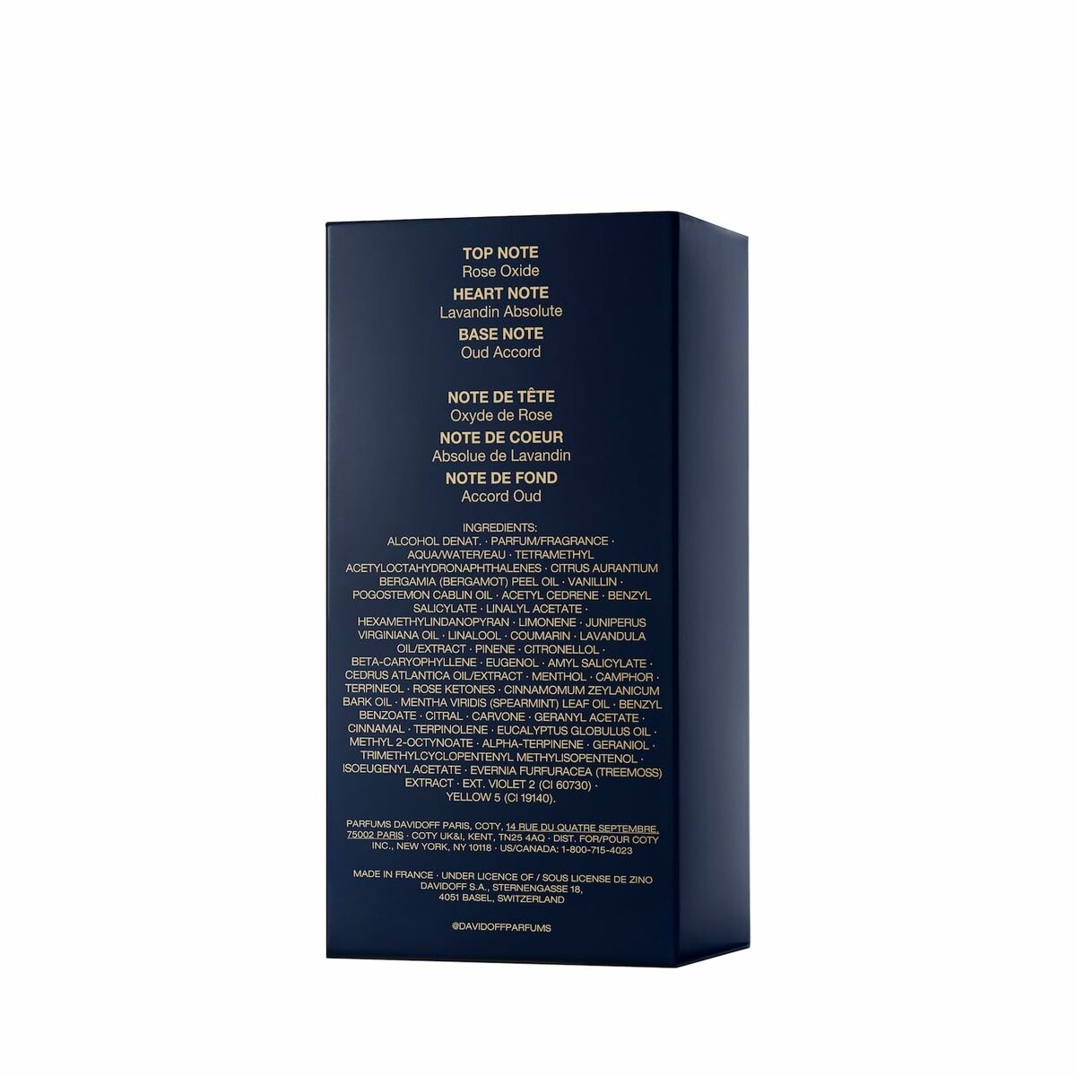 Men's Perfume Davidoff COOL ELIXIR 50 ml for Men product packaging