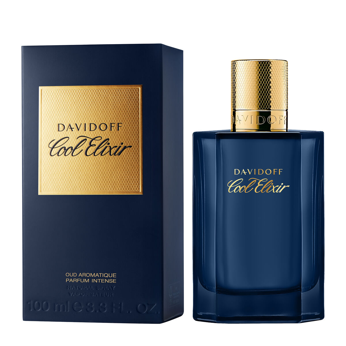 Men's Perfume Davidoff COOL ELIXIR 100 ml for Men product packaging