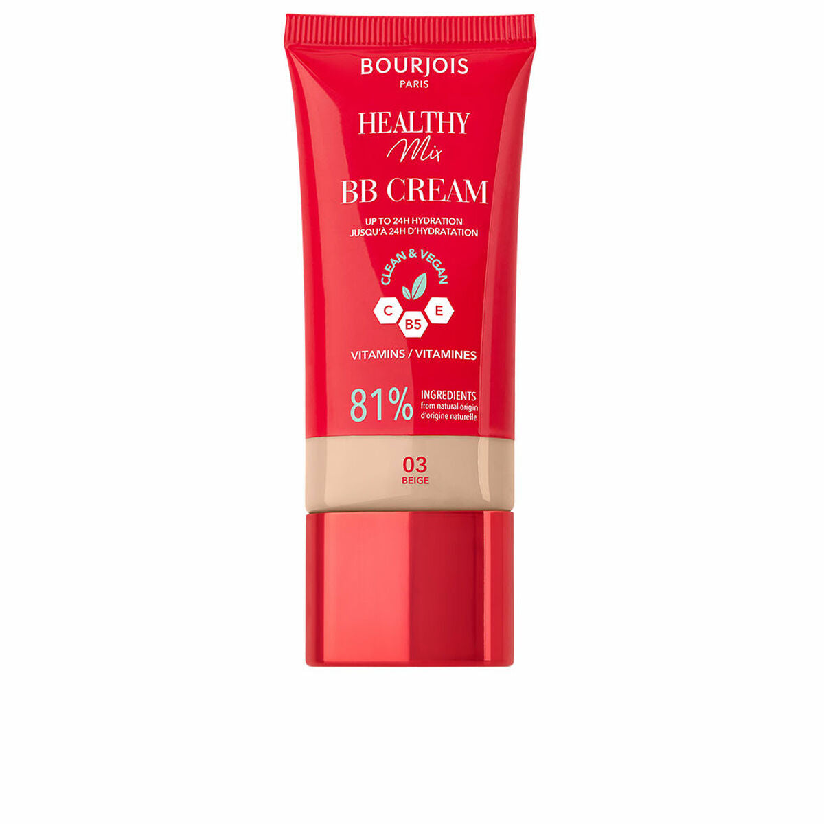 Hydrating Cream with Colour Bourjois HEALTHY MIX Nº 03 Beige 30 ml skincare packaging