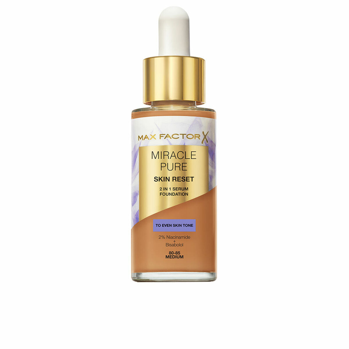 Perfecting Serum Max Factor MIRACLE PURE Nº 80-85 Medium 30 ml serum bottle