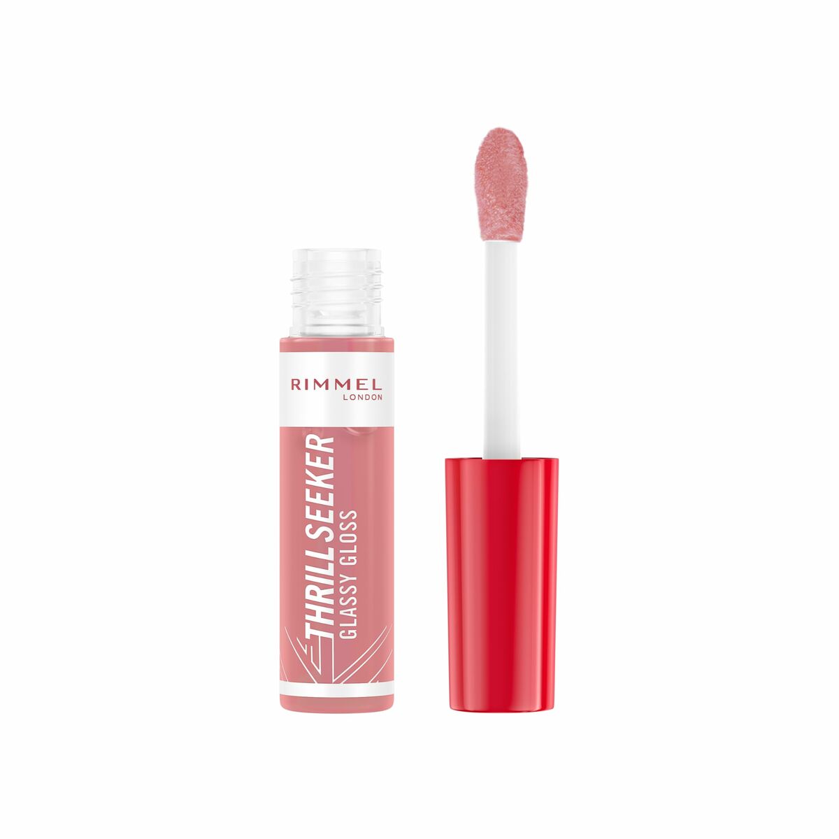 Lip-gloss Rimmel London THRILL SEEKER Nº 700-Sprinkled Sugar 6 ml product packaging